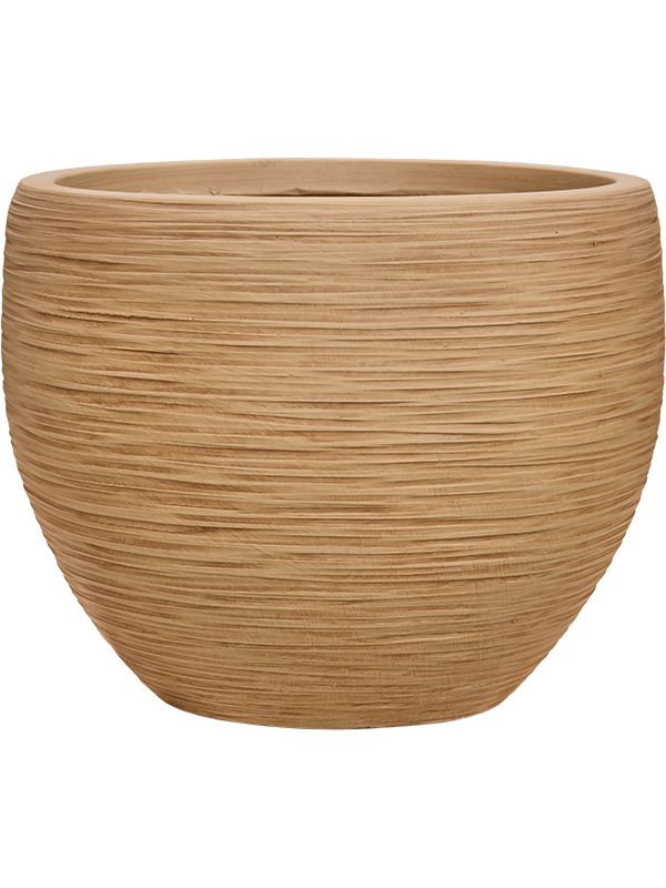 Кашпо Baq dune globe brown beige D37 H29 см