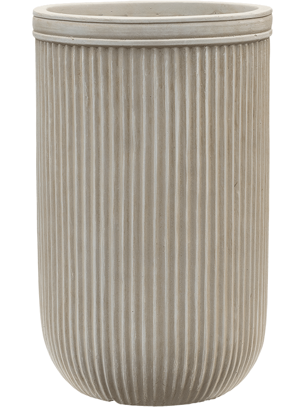 Baq Vertical Rib Цилиндр Бежевый D30×47 см