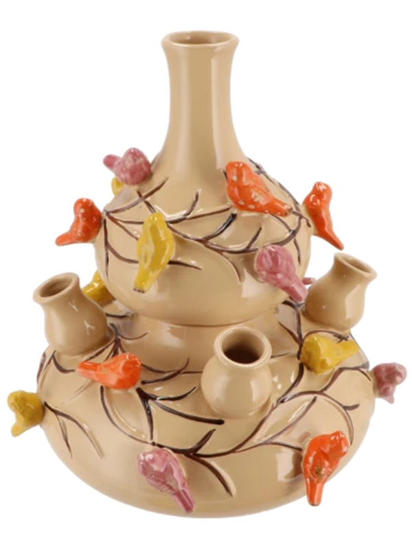 Ваза Bird sand bubbles vase D33 H37 см