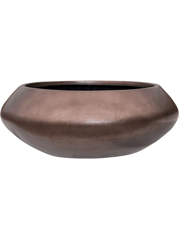 Baq Металлик Серебристый Leaf Чаша Ufo Матовый Кофейный D40×15 см
