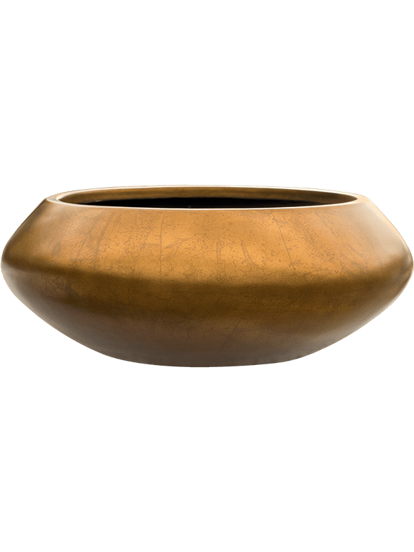 Baq Металлик Серебристый Leaf Чаша Ufo Матовый Медовый D40×15 см
