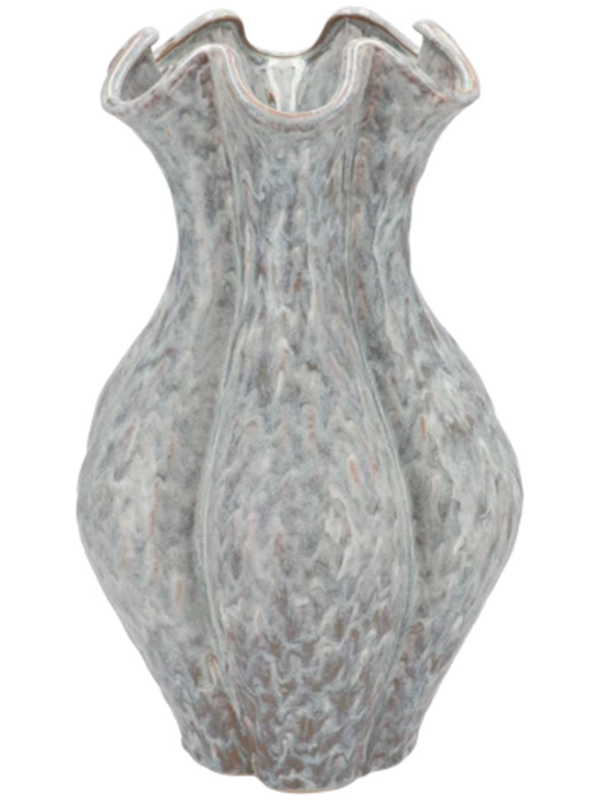 Ваза Inga driss vase grey active glaze D27 H44 см