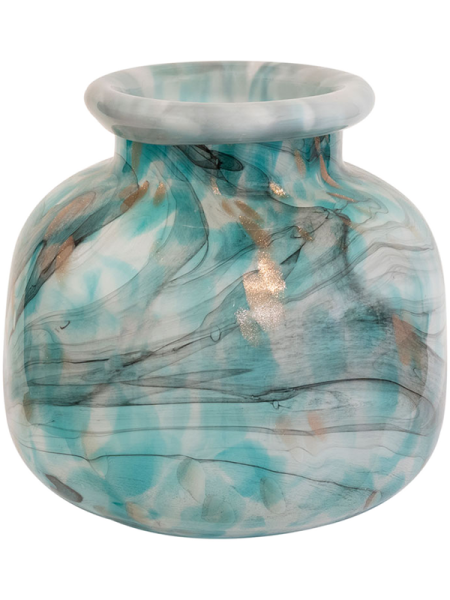 Ваза Macy vase aqua D24 H23 см