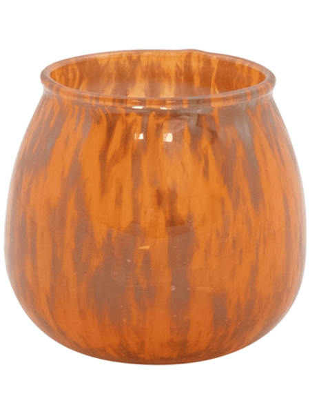 Ваза Meja pot splashed orange D9 H9 см
