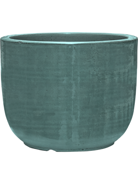 Плэйн Striped Купелла Аквамариновый D27×21 см