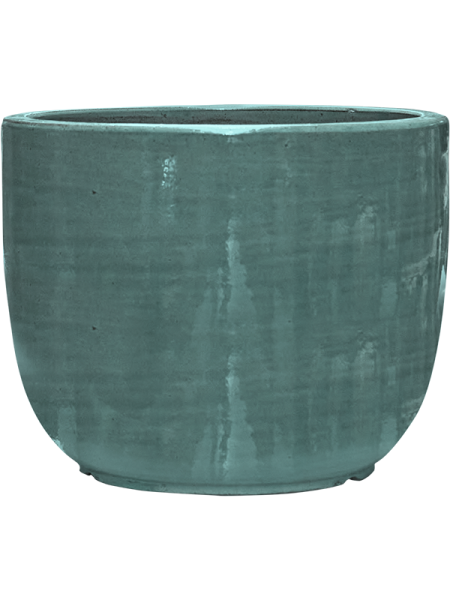 Плэйн Striped Купелла Аквамариновый D33×27 см