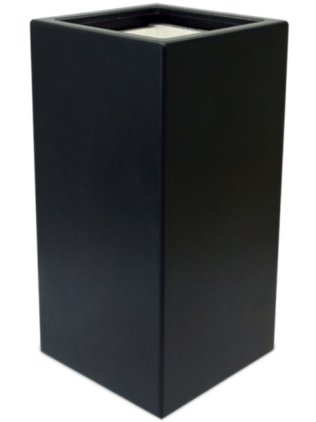 Кашпо Vepo carya square anthracite L40 W40 H80 см