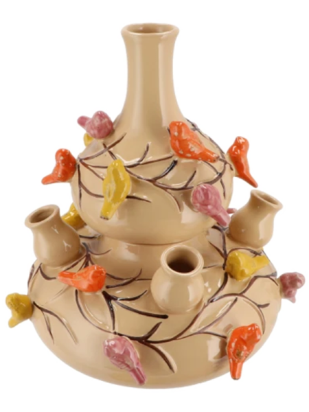 Ваза Bird sand bubbles vase D33 H37 см