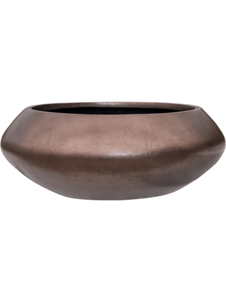 Baq Металлик Серебристый Leaf Чаша Ufo Матовый Кофейный D40×15 см