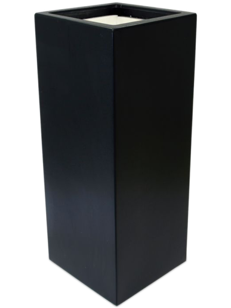 Кашпо Vepo carya square anthracite L40 W40 H120 см