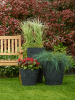 Artstone Клэр Горшок Чёрный D37×34 см