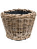 Drypot Rattan Раунд Серый D43×33 см