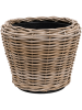 Drypot Rattan Раунд Серый D36×28 см