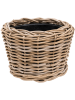 Drypot Rattan Раунд Серый D27×20 см