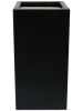 Кашпо Vepo carya square anthracite L50 W50 H80 см