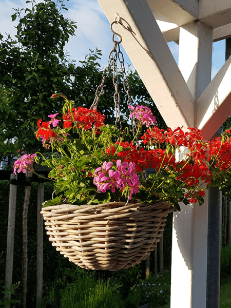 Rattan Подвесные Корзина Серый В Стиле Антик D30×15 см