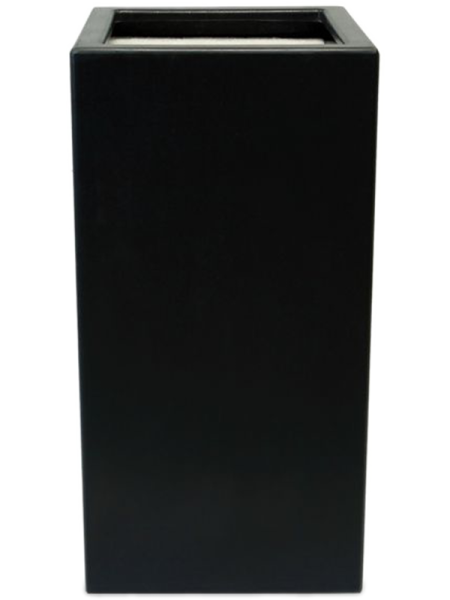 Кашпо Vepo carya square anthracite L40 W40 H80 см