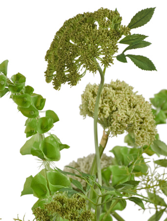 Композиция "Flower Inspiration" в вазе Moho дымчато-серый песок (ELE)