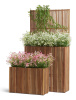 Сет № 148 - Композиция с полевыми кустами в кашпо Treez Effectory Timberline — 70.26-1148-NT